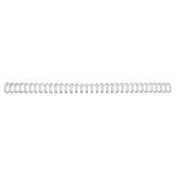 Actual product image GBC Binding wire 14mm, 34 rings, silver, 100 pcs.