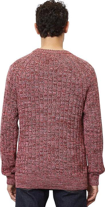 Actual product image Marc O'Polo Long Sleeve Pullover Crew Neck Raspberry (XXL)
