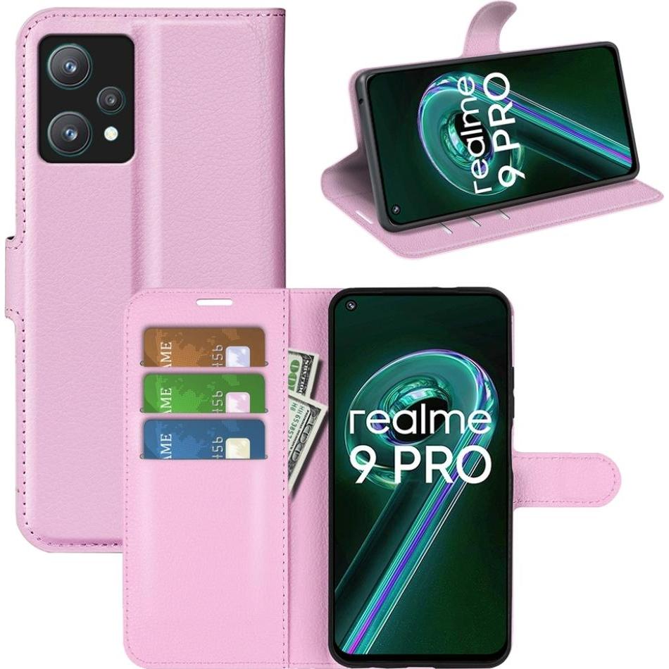 Screenguard Realme 9 Pro Leather Guard Lederhülle (Realme 9 Pro), Smartphone Hülle, Rosa