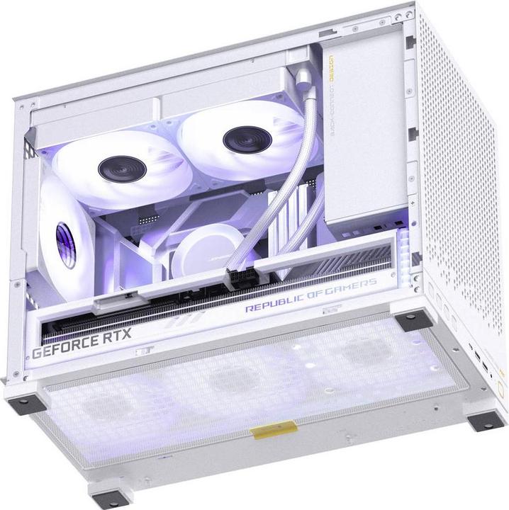 Image du produit Jonsbo D32 PRO Mesh PC-Gehäuse, Mini-Gehäuse, mATX - weiss (mATX, Mini-ITX)