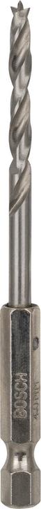Actual product image Bosch Professional Zubehör Wood twist drill with 1/4 inch hexagonal shank, 4 x 43 x 88 mm (4 mm)