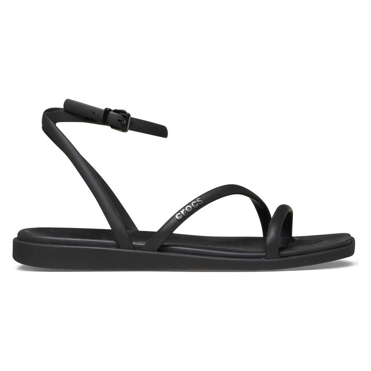 Crocs, Vrouwen, Sandalen, W's Miami Ankle Strap Sandal, Zwart, (39)