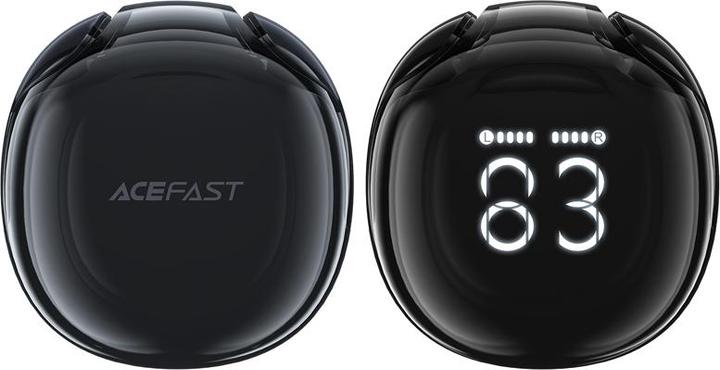 Produktbild Acefast Earphones TWS T9, Bluetooth 5.3, IPX4 (obsidian black) (ANC, 30 h, Kabelgebunden)