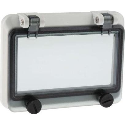 Rs Pro Scharnierfenster für 6 Module (Diverse), Elektronikzubehör + Gehäuse, Grau