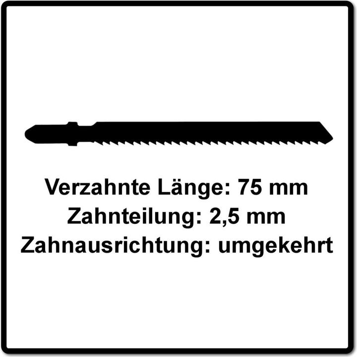 Produktbild Festool Stichsägeblatt S 75/2,5 R/5