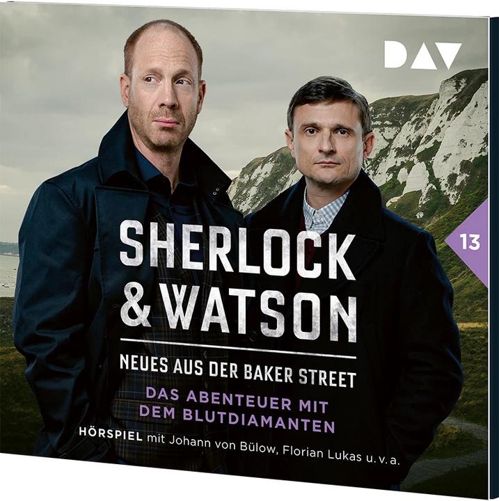 Produktbild Sherlock & Watson – Neues aus der Baker Street: Das Abenteuer mit dem Blutdiamanten (Fall 13) (Viviane Koppelmann, Leonhard Koppelmann, Florian Lukas, Johann von Bülow, Stefan Kaminski, Deutsch)