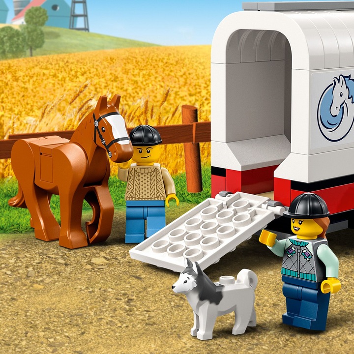 Produktbild LEGO SUV mit Pferdeanhänger (60327, LEGO City)