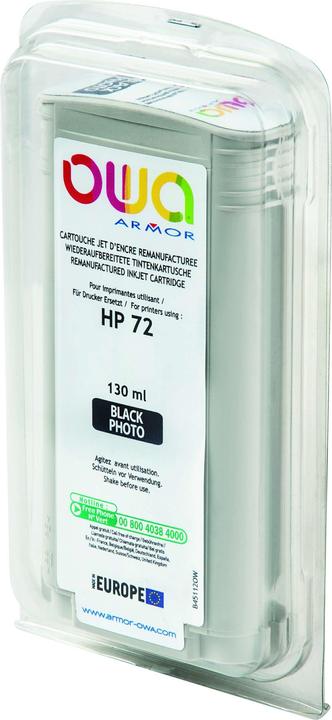 Produktbild Armor OWA OWA - 130 ml - Photo schwarz - kompatibel - wiederaufbereitet - Tintenpatrone (A (BK)