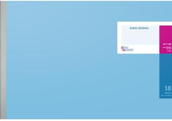 Actual product image König & Ebhardt Vario Journal 18 accounts 48 sheets 53x33cm (48x)