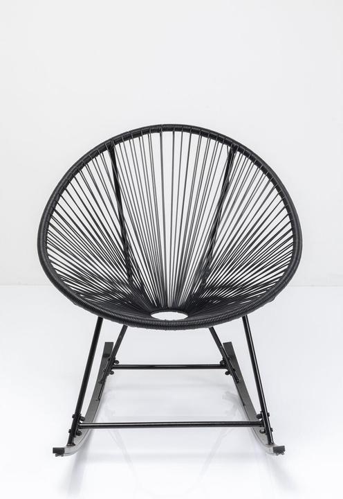 Image du produit Kare Design Fauteuil à bascule Acapulco Noir