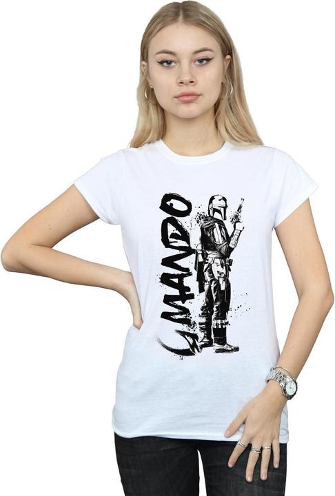 Produktbild Star Wars The Mandalorian Splat Mando TShirt (XL)