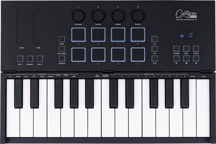 Produktbild Carry-On Folding Midi Controller 25 - Black (Keyboard)