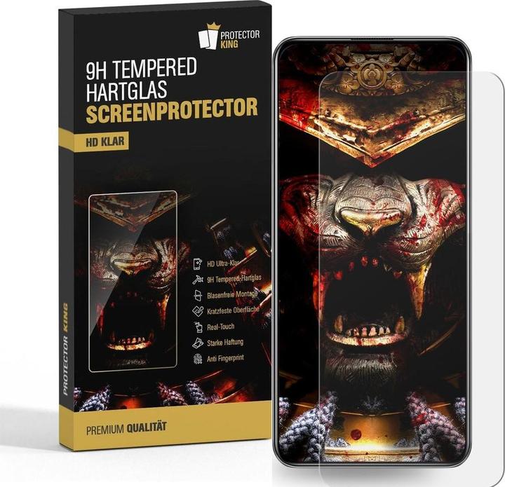 Produktbild Protectorking 2x 3D A++ echtes Tempered 9H Panzerhartglas KLAR (2 Stück, Samsung Galaxy A73 5G)