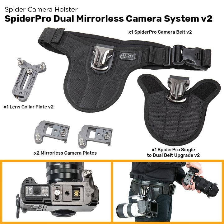 Actual product image Spider Pro Dual V2 for 2 mirrorless cameras