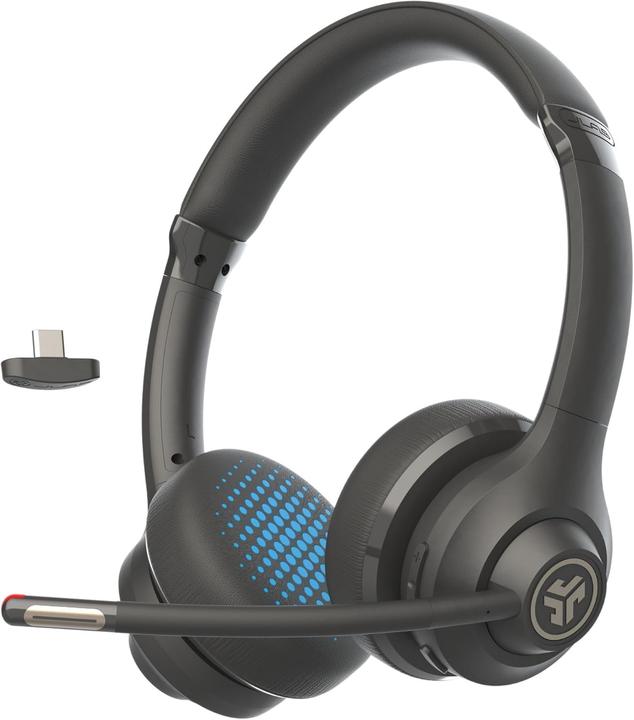 Image du produit JLab Audio Kabelloses On-Ear Headset mit Mikrofon und USB-C (Filaire, Sans fil, USB-C)