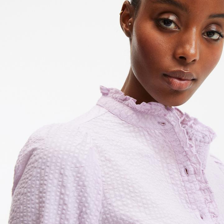 Immagine prodotto La Redoute Collections Langärmelige Bluse mit Rüschenkragen (38)