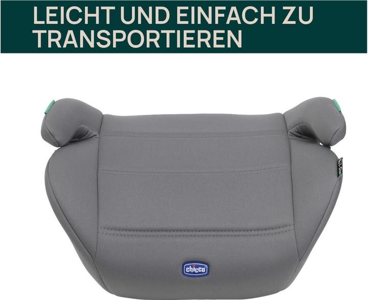 Produktbild Chicco Sitzerhöhung Quasar i-Size Grey (Kindersitzerhöhung, ECE R129/i-Size Norm)