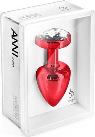 Image du produit Diogol Anni Butt Plug Round Red (M)