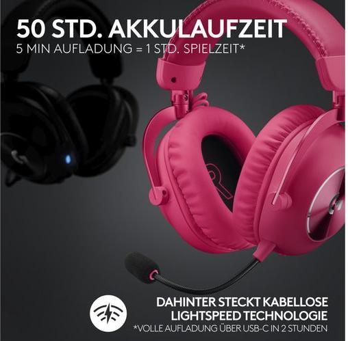 Actual product image Logitech G Pro X 2 Lightspeed (Cable, Wireless)