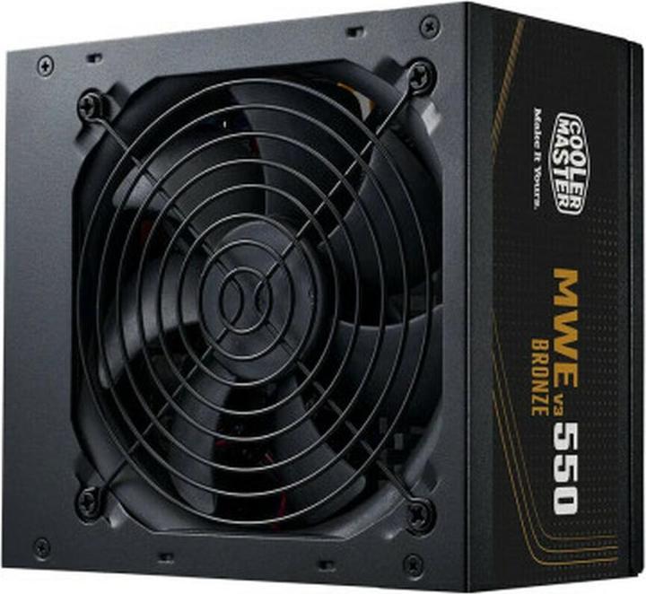 Actual product image Cooler Master MWE 550W V3 ATX 3.1 - 80+ BRONZE - 550 WATTS (550 W)