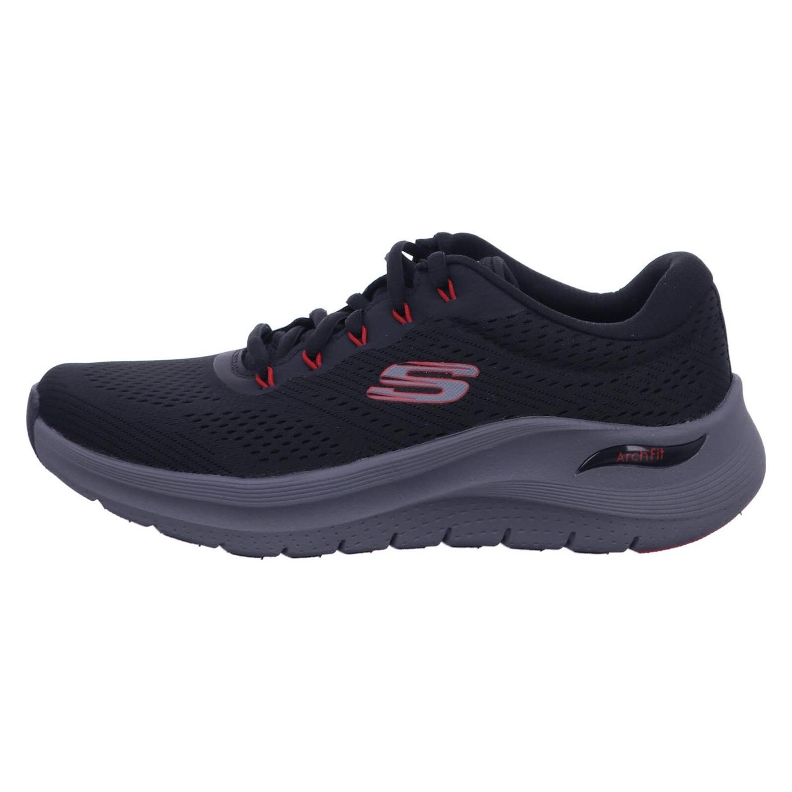 Skechers, Mannen, Sneakers, 232700/Bkrd, Zwart, (42)