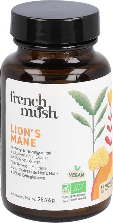French mush Lion's Mane (56 Stück, Kapseln, 25.76 g)