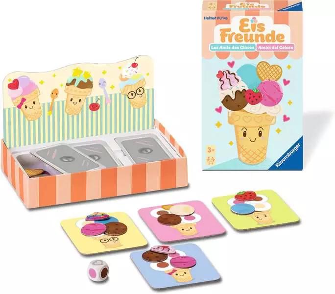 Immagine prodotto Ravensburger 23048 - Gli amici del gelato, dolce gioco di memoria e di raccolta per bambini dai 3 anni in su (Tedesco, Italiano, Francese)
