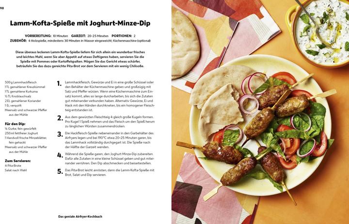 Actual product image Das geniale Airfryer-Kochbuch (German, Clare Andrews, 2023)