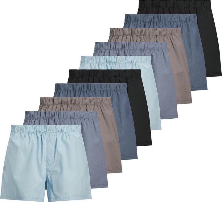 Produktbild Jack & Jones Web-Boxershorts Casual Bequem sitzend JACMILANO WOVEN BOXERS 10 PACK (L, 10er Pack)