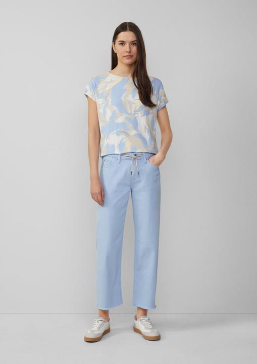Produktbild S.Oliver Jeans-Hose Cropped-Jeans Karolin / Regular Fit / Mid Rise / Straight Leg / offener Saum (44)
