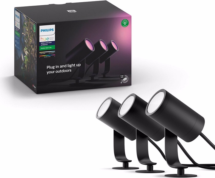 Image du produit Philips Hue Lily Basic Set (DE Connecteur) (640 lm, IP65)