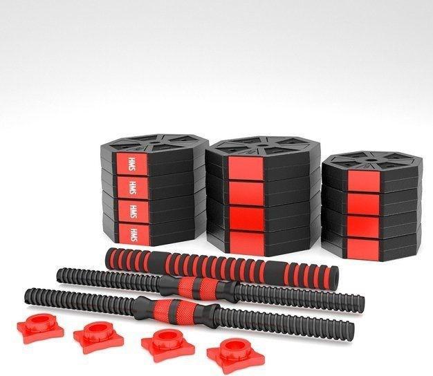 Actual product image HMS SGC30 30kg composite barbell barbell