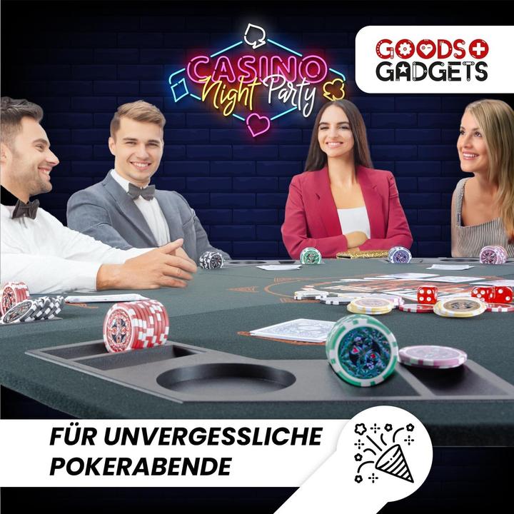 Immagine prodotto Goods + Gadgets Pokerkoffer Set mit 500 Chips
