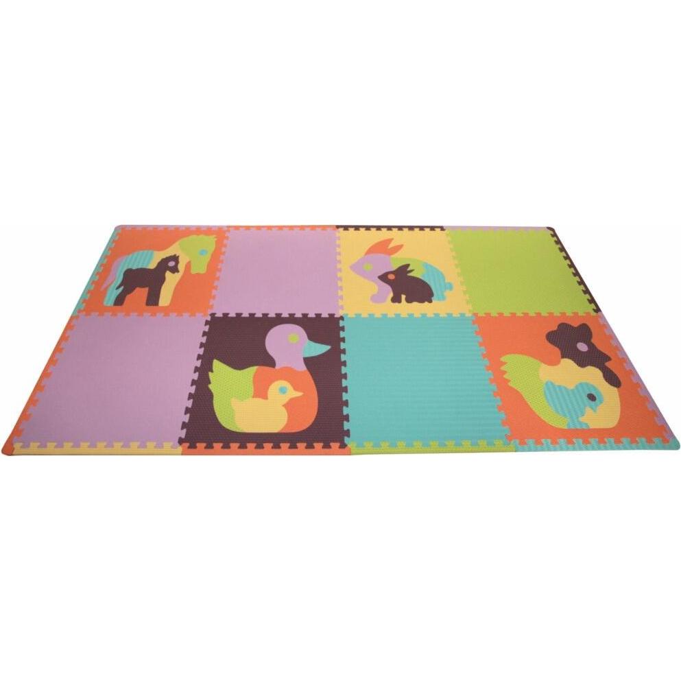 Baby great Schaumstoffpuzzle Tiere SX (60x60) mit Kanten