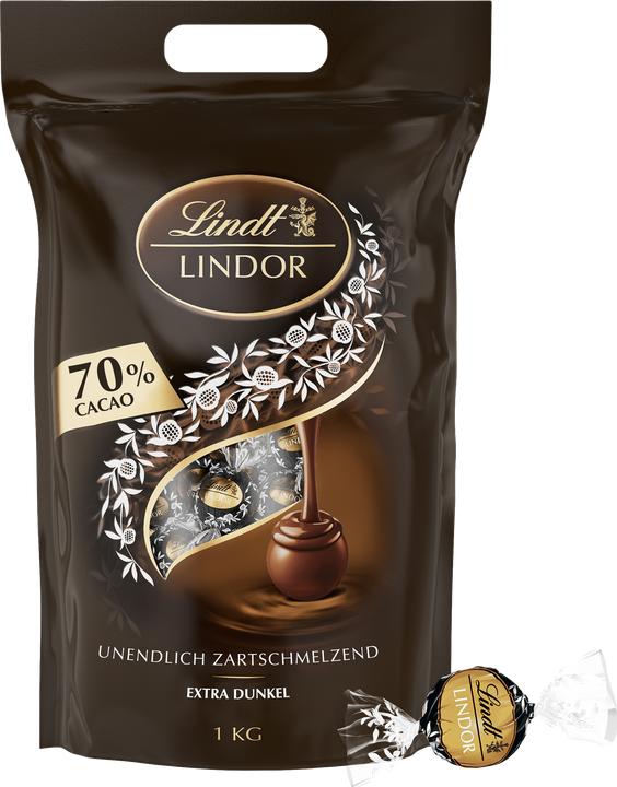 Lindt Lindor Dunkel 70% Cacao (1000 g)