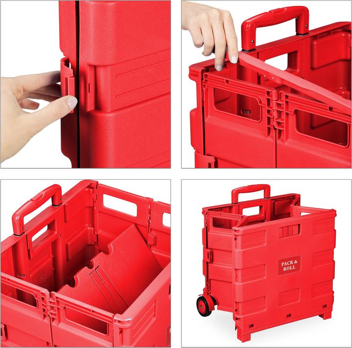 Image du produit Relaxdays Chariot à provisions