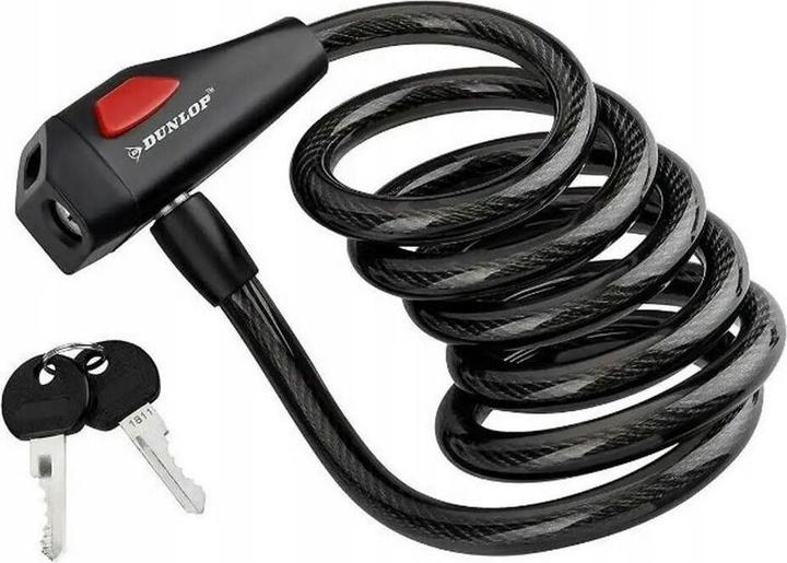 Dunlop Spiral cable lock 12x1500mm ST