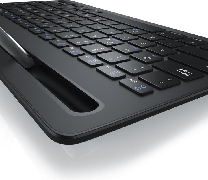 Image du produit Aplic Tablette clavier Bluetooth, support de tablette, avec batterie, pour iOS, Android, Windows (DE)