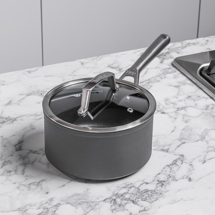 Image du produit Ninja C30218EU Foodi ZEROSTICK Casserole à manche 18 cm + couvercle (Casserole à manche, Aluminium)