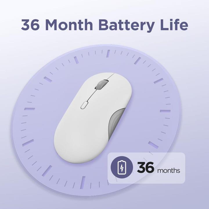 Produktbild Lenovo 350 Bluetooth Silent Mouse Cloud Grey (P) (Kabellos)