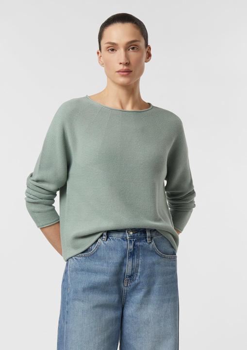 Image du produit Comma Strickpullover Cropped Strickpullover im Relaxed Fit mit Strukturmuster (36)