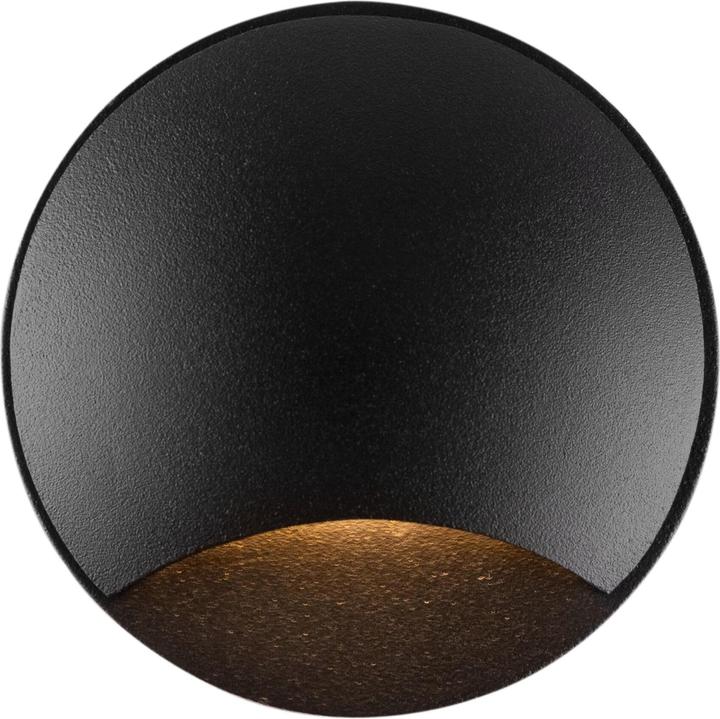 Actual product image Maytoni Biscotti LED Ground Recessed Luminaire 3W Basic Recessed Lamp Black IP65 Ø62mm (30 lm, IP65)