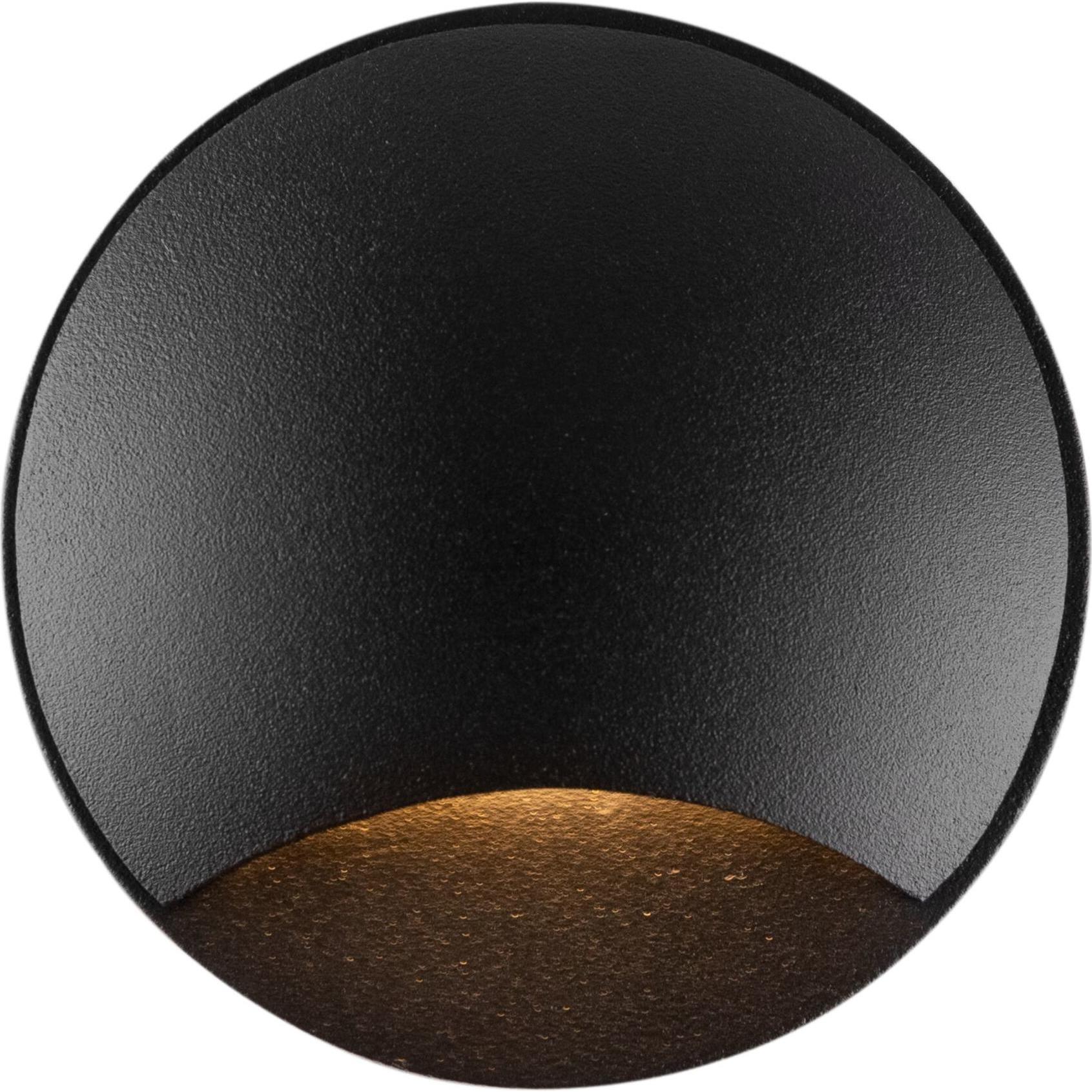 Maytoni, Gartenbeleuchtung, Biscotti LED Bodeneinbauleuchte 3W Grundeinbaulampe Schwarz IP65 Ø62mm (30 lm, IP65)