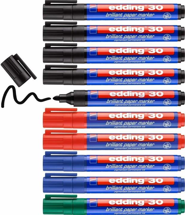 Produktbild Edding 30 10ER SET FARBS. (10x)