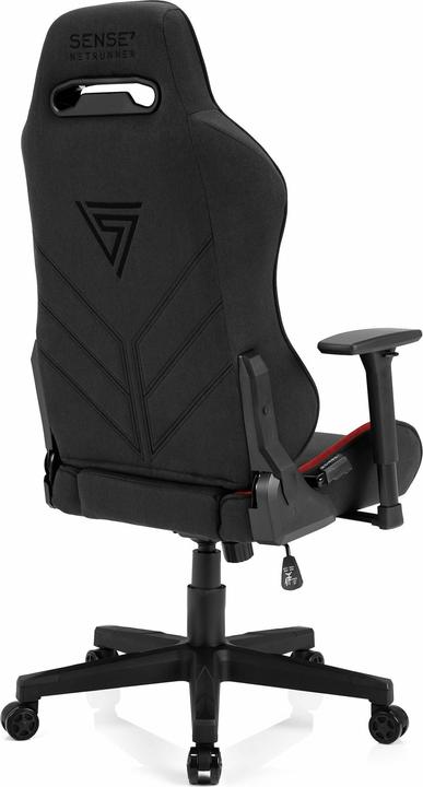 Actual product image Sense Gaming chair Sense7 Netrunner fabric Gaming Chair, Black-red