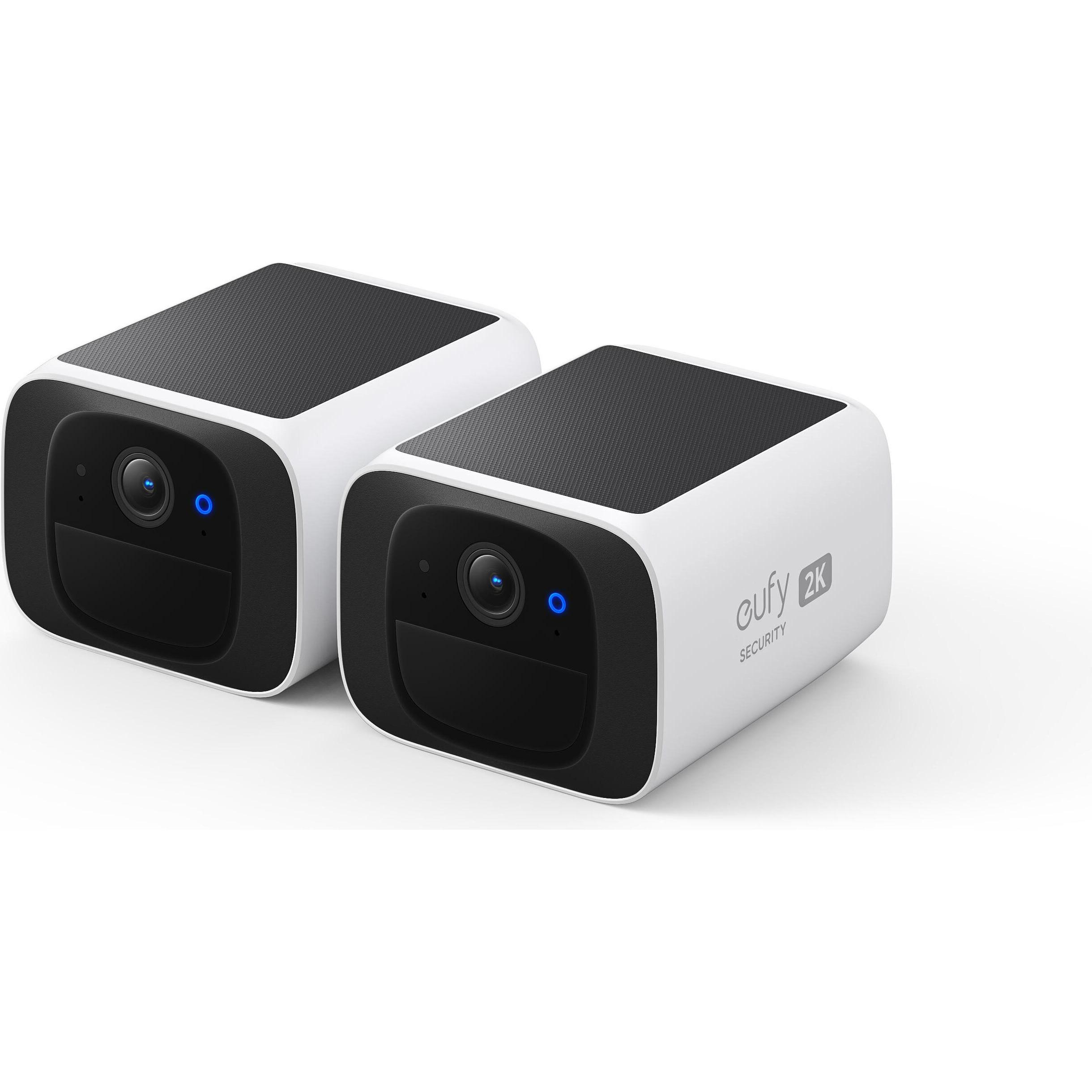 eufy S220 SoloCam (2560 x 1440 Pixels), Telecamera di rete, Bianco, Nero