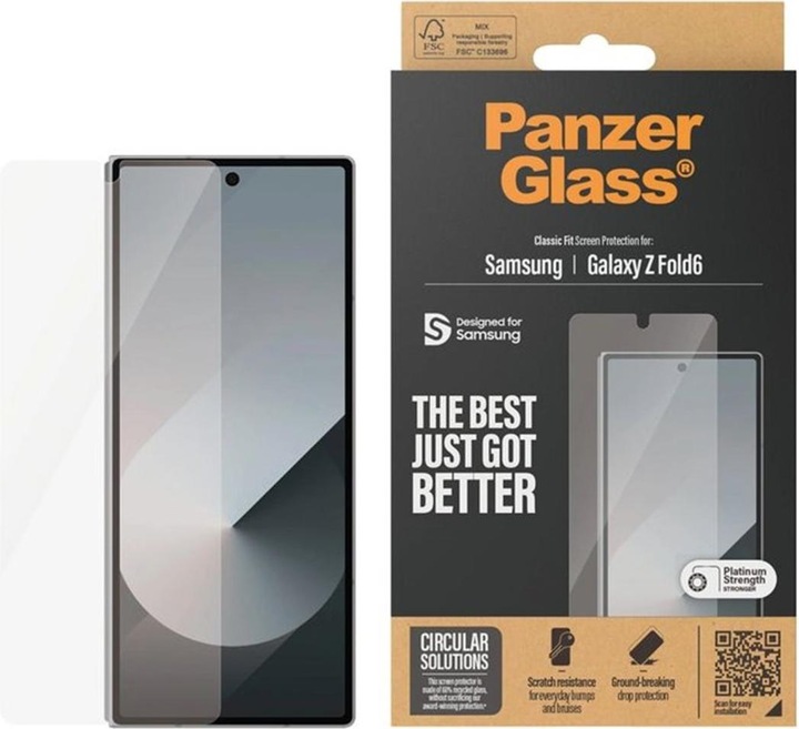 Productafbeelding PanzerGlass Classic Fit (1 Stuk, Samsung Galaxy Z Fold6)