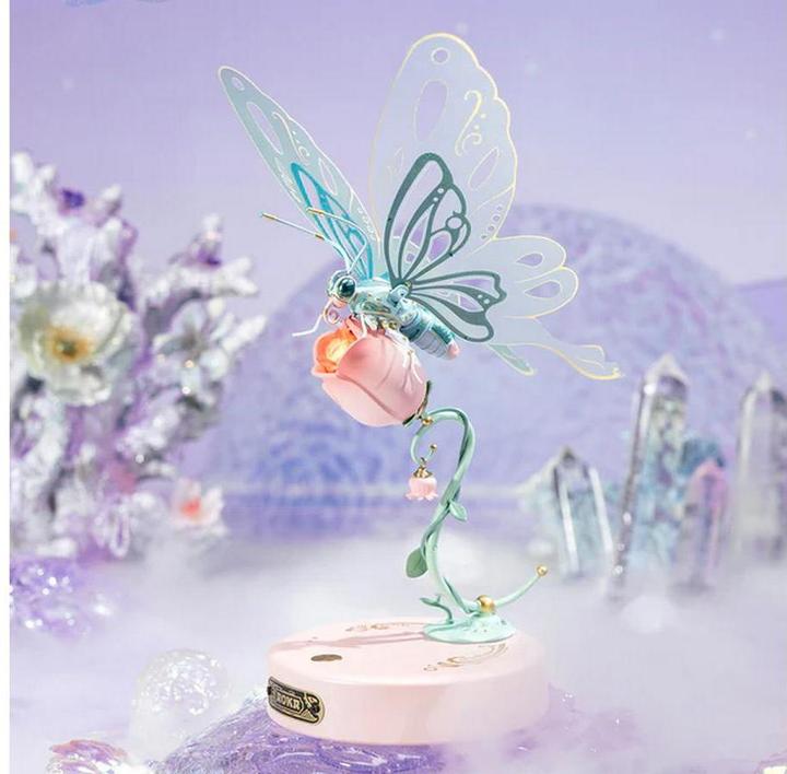 Productafbeelding Rokr MI05P - Vlinder (roze) (79 onderdelen)