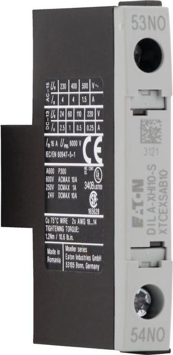 Actual product image Eaton Auxiliary switch DILA DILA-XHI10-S 1 NO contact