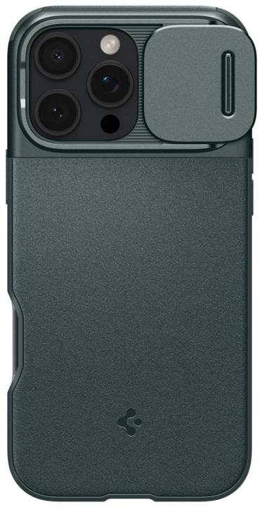 Produktbild Spigen Optik Armor Mag Magsafe Hülle für iPhone 16 Pro Max 6,9" abgrundtief grün (Apple iPhone 16 Pro Max)